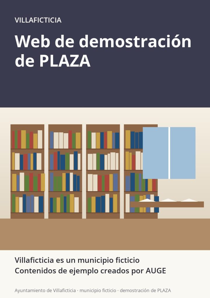 Aviso: esta web es una demostración de PLAZA y Villaficticia es un municipio ficticio
